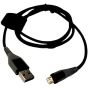 كابل شحن USB الي مايكرو USB - اسود