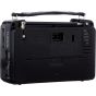 Golon Wireless Radio, 5 Bands, 110-220V, Black - RX-607AC