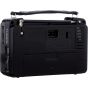 Golon Mini Electric Classic Radio, Black - RX-607AC