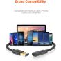 Willizter Usb C Female to Usb 3.0, 90 Cm - Black