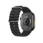T900 Ultra Smart Watch, 2.09 Inch - Dark Silver Case and Black Strap