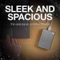 Seagate Backup Plus Slim External Hard Drive, 1TB, Grey - STHN1000405