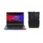 لاب توب اسوس روج ستريكس G16 G615LR-GR132W، انتل كور الترا  9 275HX، هارد 1 تيرا SSD، رام 32 جيجا، شاشة IPS مقاس 16 بوصة، دقة FHD+ WUXGA، بمعدل 165 هرتز، كارت شاشة انفيديا جي فورس  RTX 5070TI بسعة 12 جيجا، ويندوز 11 - رمادي اكليبس، مع حقيبة ظهر