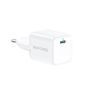 شاحن USB-C راف باور، 20 وات، ابيض - RP-PC167