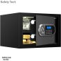 Safety Tech Digital Safe Box, Black - GN25 SDA