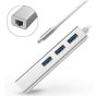 موزع USB ديفيا 4 في 1، فضي - 987299