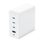 شاحن موفي سبيد بورت 120، 120 وات، 3 منافذ USB-C و1 منفذ USB-A - ابيض