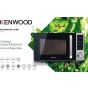 Kenwood Microwave with Grill, 25 Liters, Black Silver - MWM25.000BK