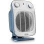 Delonghi Electric Fan Heater, 2000 Watts, Blue and White - HFS50B20-AV