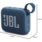 JBL Go 4 Bluetooth Speaker - Blue