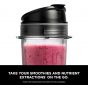 Ninja Countertop Blender with Attachments, 0.4 Liters, 700W, Black - QB3001SS