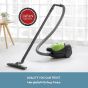 Panasonic Vacuum Cleaner, 1600 Watt, Black and Green - MC-CG371G349