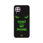 جراب ظهر مورو لورنت بطبعة عبارة Don't Touch My Phone Green Eyes لهواوي نوفا 7i
