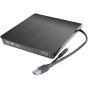 مشغل DVD خارجي 3D بلو راي 2 في 1 بمنفذ USB فئة C لاجهزة اتش بي - اسود