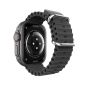 HK11 Ultra Max Smart Watch - Black Case and Strap
