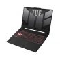 Asus TUF Gaming A15 FA507NVR-LP007W Laptop, AMD Ryzen 7 7435HS, 512GB SSD, 16GB RAM, 15.6 Inch, FHD IPS 144Hz, NVIDIA GeForce RTX 4060 8GB GDDR6, Windows 11 - Jaeger Gray
