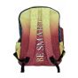 Gharibo Bags School Backpack With Pencil Case For Boys, Be Smart Pattern - Beige and Red
