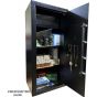 Safety Tech Super Jumbo Biometric Fingerprint Safe Box, 100 Liters, Black and Gold - GN100 SFT