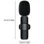 Wireless Microphone, Black - K8
