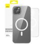 Baseus Magnetic Back Cover for Apple iPhone 14, Clear - P60157201203-00