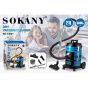 Sokany Drum Vacuum Cleaner, 3800 Watt, Blue and Black- SK-13021