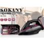 Sokany Steam Iron, 450ml, 2400W, Black - SK-11012