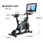 Entercise NordicTrack Commercial Studio Bike, 160 KG, Black - S27i