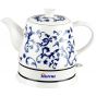 Home Porcelain Kettle, 1 Liter, 900 Watt, White - HHB1017B