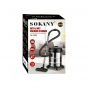 Sokany 2 in1 Drum Vacuum Cleaner, 3600 Watt, 25 Liters, Silver - SK-13025