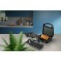 Philips 5000 Series Sandwich Maker, 3 Plates, 750 Watt, Black - HD2350-80