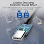 محول كيندكس  USB Type-C الى مقبس سماعة ، اسود - KX 3182