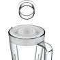 Moulinex Countertop Blender, 500 Watt, White- Lm242B27