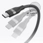 كابل USB-C انكر، 0.9 متر، اسود - A82E2H11