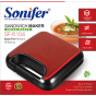 Sonifer Sandwich Maker, 750W, Red and Black - SF-6104