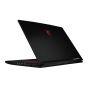 MSI Thin GF63 12UC Laptop, Intel Core i7-12650H, 512GB SSD, 16GB RAM, 15.6 Inch FHD Display, NVIDIA GeForce RTX 3050 4GB GDDR6, Dos- Black, with MSI Wired Mouse, Black- M88