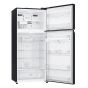 LG No Frost Refrigerator with Inverter Motor, 506 Liters, Black - GN-C722HGGL
