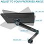 Single Arm Holder for 17 to 30 Inch Monitors - Black