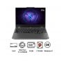 لاب توب جيمنج لينوفو LOQ 15IRX9 83DV00VMED، انتل كور I7-14700HX، هارد 1 تيرا SSD، رام 16 جيجا، شاشة IPS مقاس 15.6 بوصة، دقة FHD، بمعدل تحديث 144 هرتز، كارت شاشة انفيديا جي فورس RTX 4060 سعة 8 جيجا GDDR6، ويندوز 11 - رمادي لونا