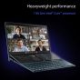 Asus ZenBook Duo UX482EGR-KA007W Laptop, Intel Core i7-1195G7, 14 Inch FHD, 1TB SSD, 16GB RAM, NVIDIA GeForce MX450 2GB, Windows 11 - Blue