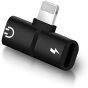 2-in-1 Lightning Splitter Adapter for iPhone X/Xs/7/8/7 plus/8 plus, Double lightning ports for dual Lightning Headphone Audio and Charge Adapter