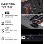 M-Audio Oxygen 61 MKV Keyboard Controller with Beat Pads - Black and White