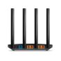 TP-Link Archer A6 AC1200 Mesh Wireless Dual Band Wi-Fi Router, 5 Ports - Black