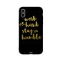 Work Hard Stay Humble Printed Back Cover for Apple iPhone XS