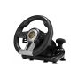 PXN V3II Gaming Wired Steering Wheel for PlayStation 4, Black- PXNV3-PRO