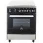 La Germania Gas Cooker, 4 Burners, Stainless Steel Black - 6M80GRB1X4AWW