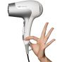 Braun Satin Hair 5 Hair Dryer, 2500 Watt, 3 Temperatures, White and Grey - HD585