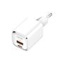 LDNIO Wall Charger, Dual Ports USB C to lightning, 30 Watt, White - A2317C