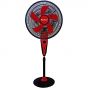 Nautical Stand Fan, 18 Inch, Black and Red - AM-1812/18