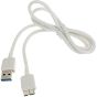 كابل شحن USB 3.0 الي مايكرو B لسامسونج جالكسي نوت 3 - ابيض