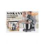 Sokany Kitchen Master Stand Mixer, 1500 Watt, Black and Silver- SK-270